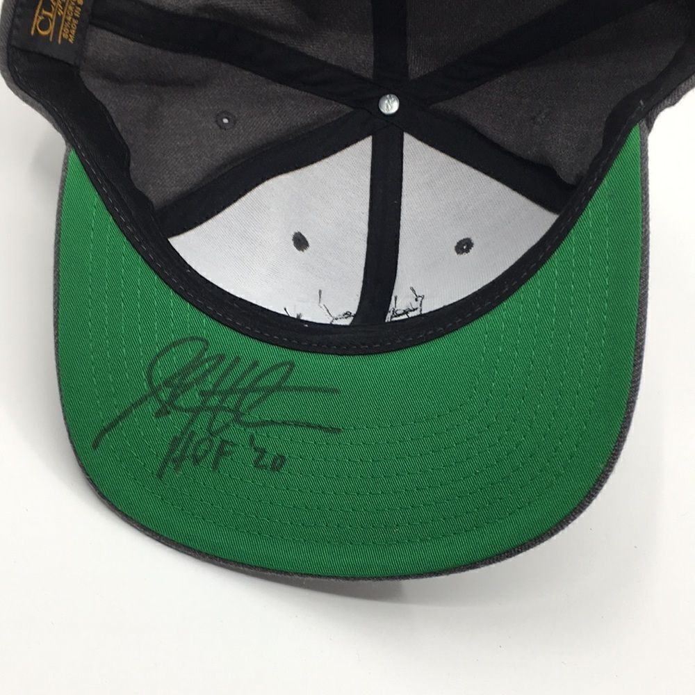 Steve Hutchinson signed hat baseball cap. Yupoong SnapBack Gray and black. - Picture 10 of 16